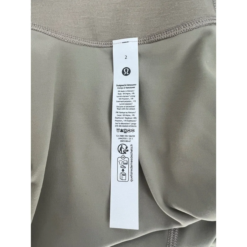 Lululemon Define Jacket Nulu Fog Green Size 2 Slim Fit Thumbholes